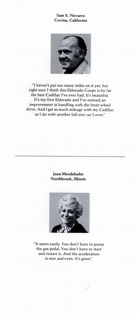 1974 Cadillac Quality Car Brochure Page 4